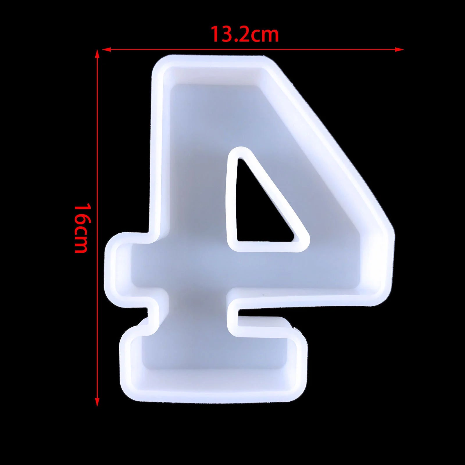 6inch Capital Alphabet Epoxy Resin Silicone Mold Letter Number Mould DIY Birthday Party Proposal Wedding Decoration Casting Mold
