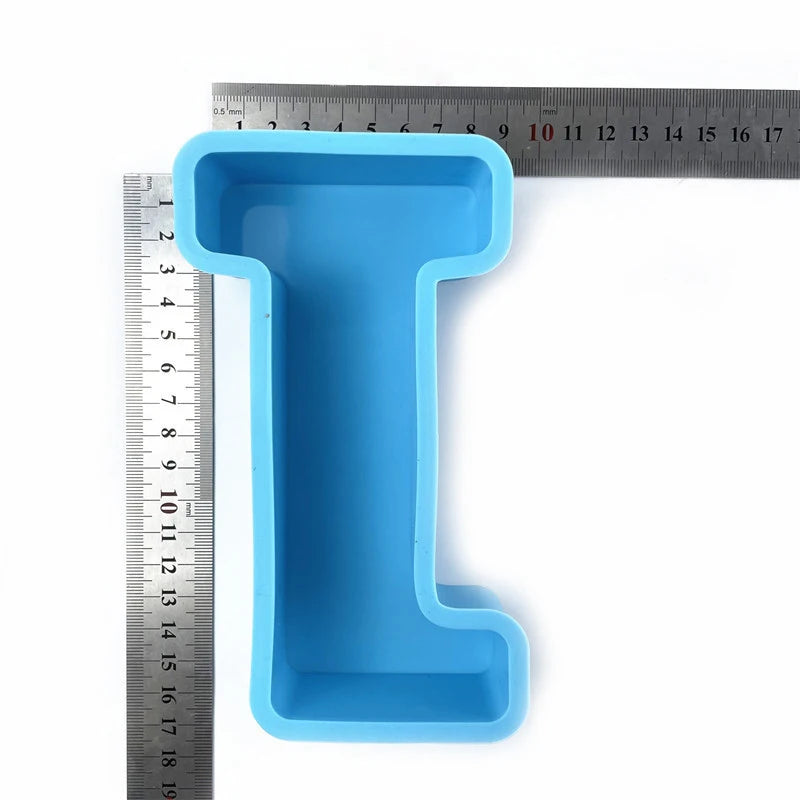 6inch Capital Alphabet Epoxy Resin Silicone Mold Letter Number Mould DIY Birthday Party Proposal Wedding Decoration Casting Mold